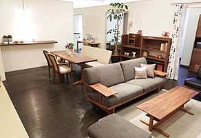 カリモク家具　新横浜ショールーム8F　モデルルームフロア