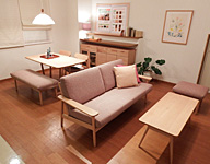 カリモク家具　新横浜ショールーム8F　モデルルームフロア