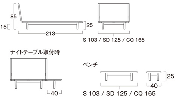 日本ベッド ベッドフレーム プレーリー