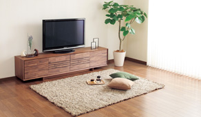 機能性と安全性の高い、カリモクテレビボードのこだわり